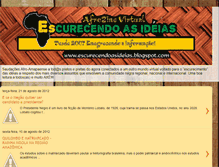 Tablet Screenshot of escurecendoasideias.blogspot.com