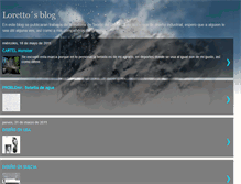 Tablet Screenshot of lorettosblog.blogspot.com