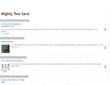 Tablet Screenshot of mightytwosave.blogspot.com