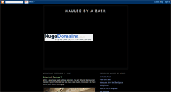 Desktop Screenshot of mauledbyabaer.blogspot.com