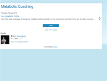 Tablet Screenshot of metaboliccoaching.blogspot.com