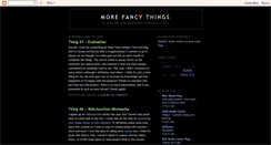 Desktop Screenshot of morefancythings.blogspot.com