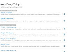 Tablet Screenshot of morefancythings.blogspot.com