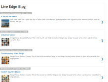 Tablet Screenshot of liveedgedesign.blogspot.com