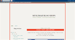 Desktop Screenshot of muslimahblogshops.blogspot.com