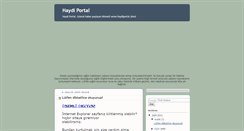 Desktop Screenshot of haydiportal.blogspot.com