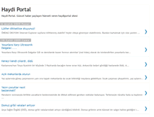 Tablet Screenshot of haydiportal.blogspot.com