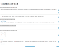 Tablet Screenshot of joosepiajaveeb.blogspot.com