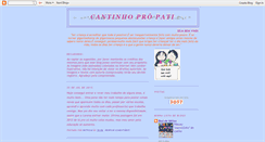 Desktop Screenshot of cantinhopropati.blogspot.com