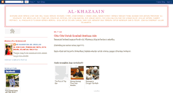 Desktop Screenshot of al-khazaain.blogspot.com
