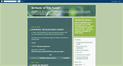 Desktop Screenshot of inpraiseoftheplanet.blogspot.com