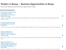 Tablet Screenshot of kenyantenders.blogspot.com