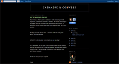 Desktop Screenshot of cashmereandcobwebs.blogspot.com