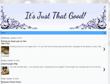 Tablet Screenshot of itsjusthatgood.blogspot.com