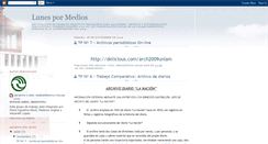 Desktop Screenshot of lunesxmedios.blogspot.com