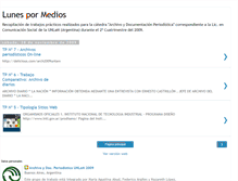 Tablet Screenshot of lunesxmedios.blogspot.com