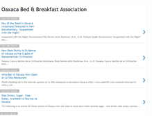 Tablet Screenshot of oaxacabedandbreakfastassociation.blogspot.com