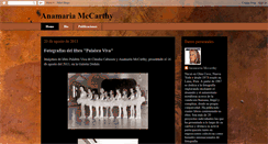 Desktop Screenshot of anamariamccarthy.blogspot.com