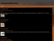 Tablet Screenshot of anamariamccarthy.blogspot.com