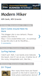 Mobile Screenshot of modernhiker.blogspot.com