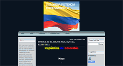 Desktop Screenshot of colombiapotenciaendesarrollo.blogspot.com