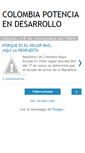 Mobile Screenshot of colombiapotenciaendesarrollo.blogspot.com