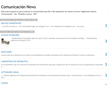 Tablet Screenshot of comunicacionews.blogspot.com