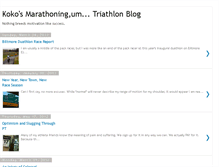 Tablet Screenshot of iloverunningmarathons.blogspot.com