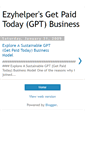 Mobile Screenshot of getpaidtodaybyezyhelper.blogspot.com