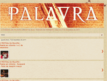 Tablet Screenshot of festivaldapalavra2.blogspot.com