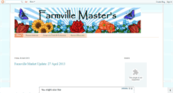 Desktop Screenshot of farmvillefvmasters.blogspot.com