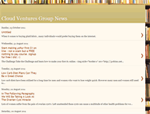 Tablet Screenshot of cloudventuresgroupnews.blogspot.com
