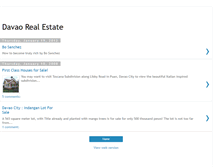 Tablet Screenshot of davaophilippinesrealestate.blogspot.com