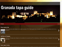 Tablet Screenshot of granadatapaguide.blogspot.com