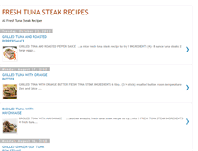 Tablet Screenshot of freshtunasteak-recipes.blogspot.com