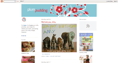 Desktop Screenshot of myplumpudding.blogspot.com