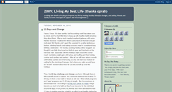 Desktop Screenshot of livingmybestlife09.blogspot.com