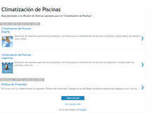 Tablet Screenshot of climatizaciondepiscinas.blogspot.com
