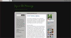 Desktop Screenshot of irishjoy-joyinthemorning.blogspot.com