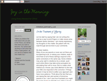 Tablet Screenshot of irishjoy-joyinthemorning.blogspot.com