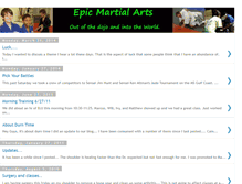 Tablet Screenshot of epicmartialarts.blogspot.com