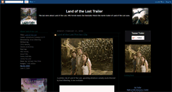 Desktop Screenshot of land-of-the-lost-movie-trailer.blogspot.com