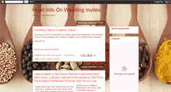 Desktop Screenshot of hotelinfoonweddinginvites.blogspot.com