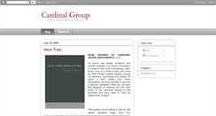 Desktop Screenshot of cardinalgroupinvestments.blogspot.com