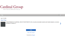 Tablet Screenshot of cardinalgroupinvestments.blogspot.com