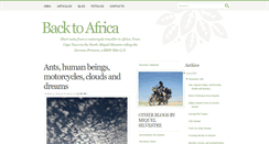 Desktop Screenshot of africanmotorcycletrip.blogspot.com