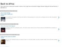 Tablet Screenshot of africanmotorcycletrip.blogspot.com