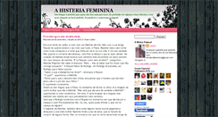 Desktop Screenshot of ahisteriafeminina.blogspot.com