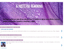 Tablet Screenshot of ahisteriafeminina.blogspot.com