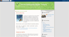 Desktop Screenshot of guiacomunicacionprimaria.blogspot.com